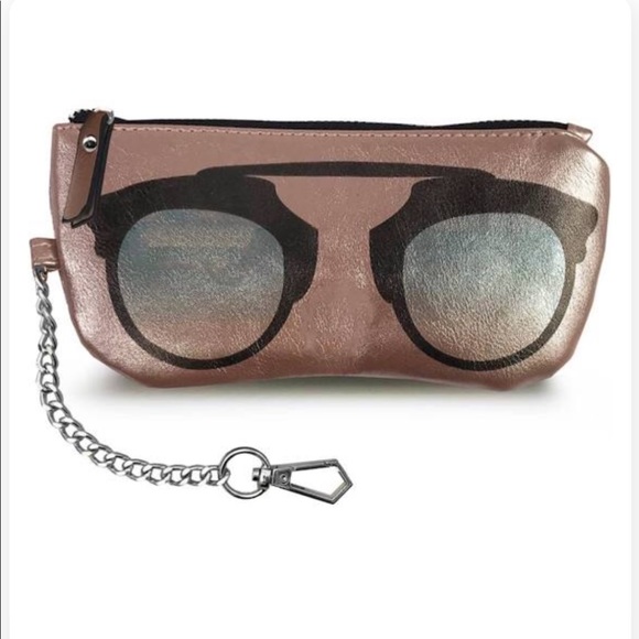 violet ray Handbags - 🆕Violet Ray Rose Gold Sunglasses Case on a Chain
